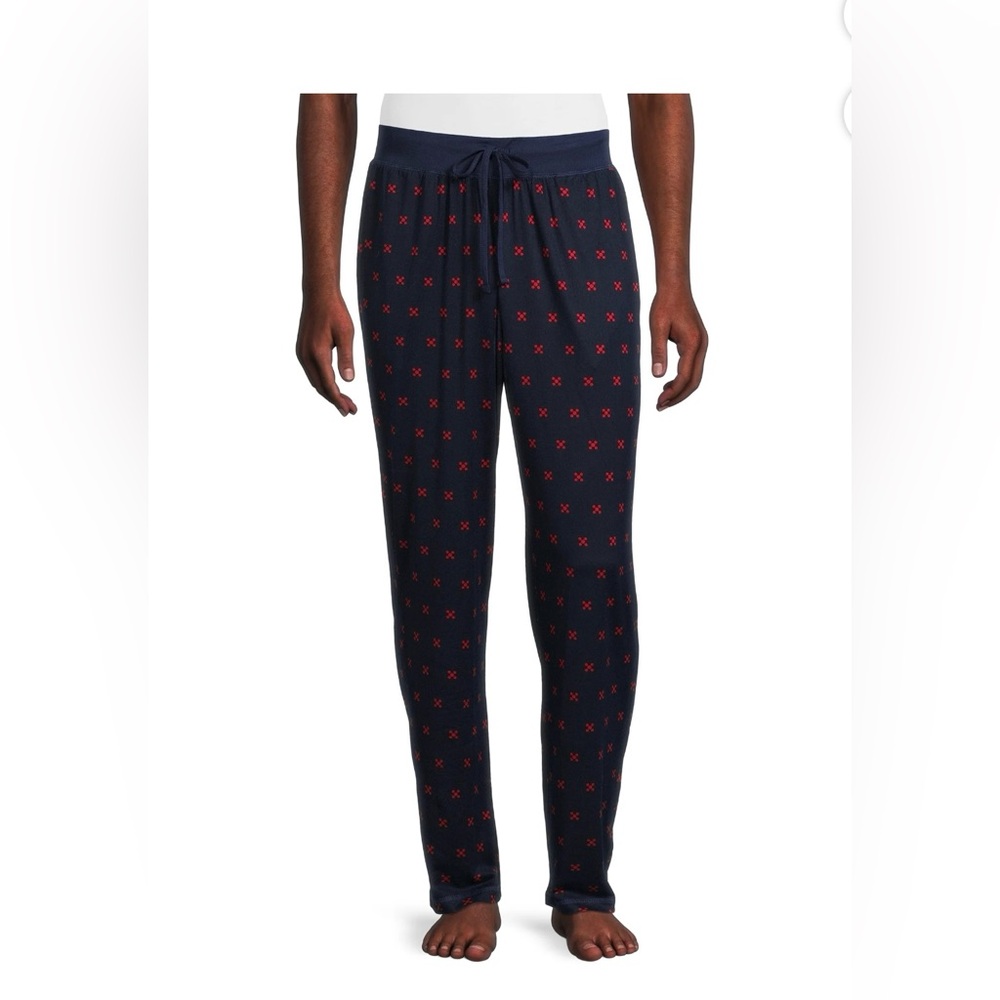 Valentine's Day Men's and Big Men's Geo Design Sleep Pants